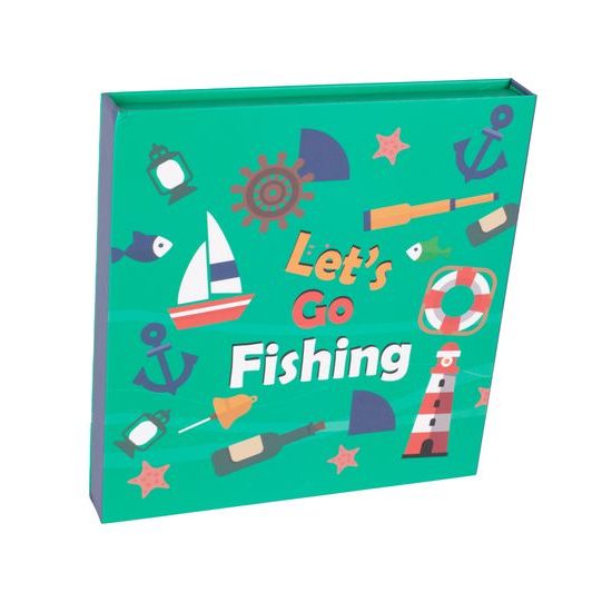 Dřevěné rybičky na lovení na magnet 26 kusů