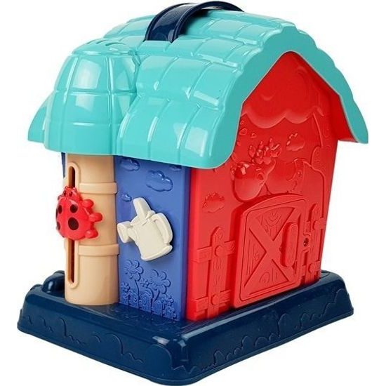 Dětská stodola pro zvířata se zvuky - růžová