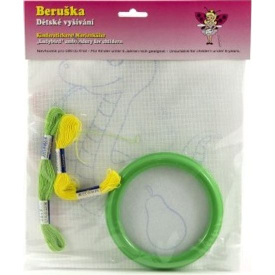 Vyšívání vyšívací rámeček, 3 předlohy 2 příze - mix druhů