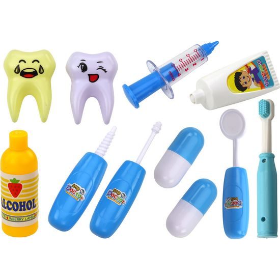 Sada nářadí pro malého zubaře v kufříku