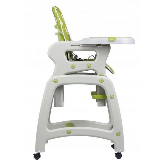 Ecotoys jídelní židlička s houpačkou 3v1 Green