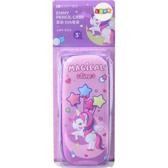 3D penál Unicorn, fialová