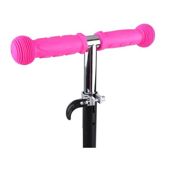 Dětská koloběžka Scooter 717 se svítícími koly - růžová