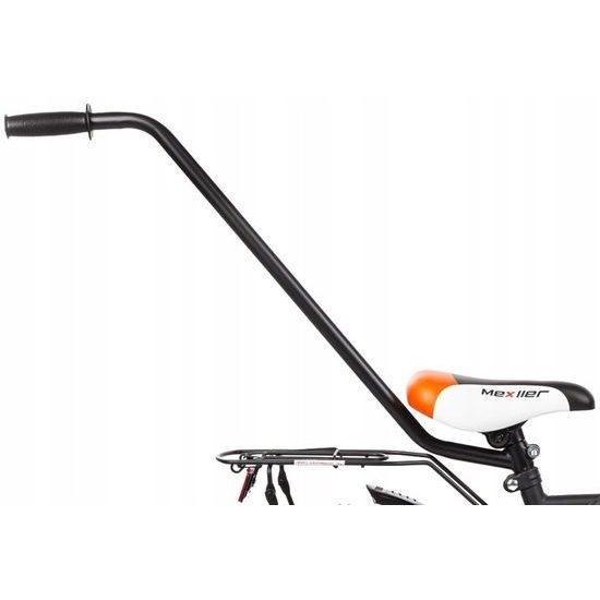 Mexller dětské kolo BMX 16" s vodící tyčí černooranžové