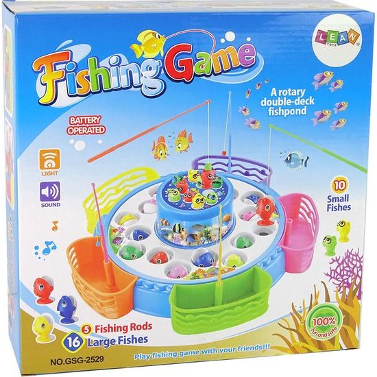 Barevná rybářská arkádová hra
