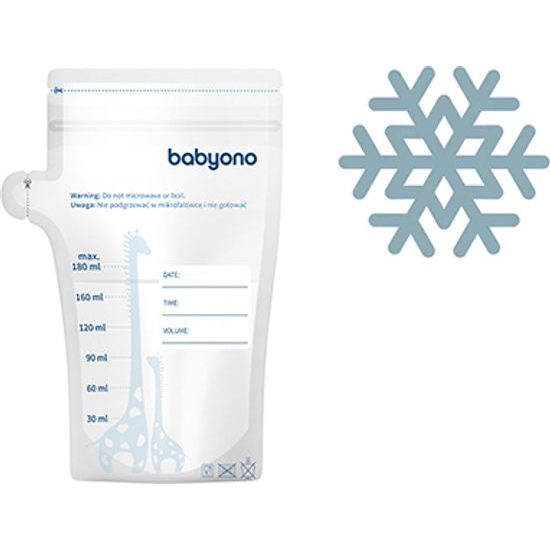 Sáčky na uskladnění mateřského mléka 180ml, 30ks