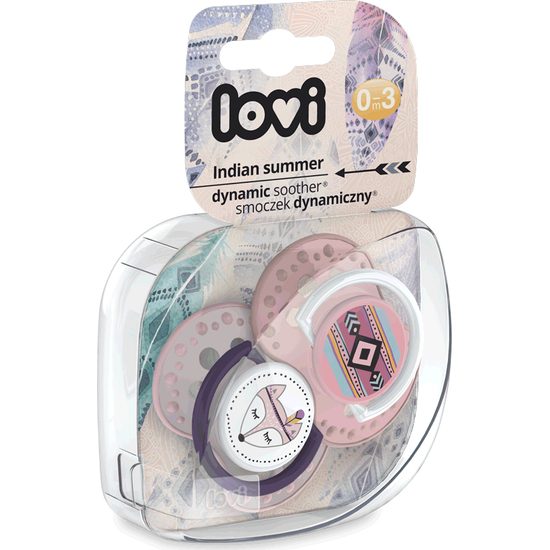 Lovi Dudlík LOVI 6-18m, Indian Summer - růžový