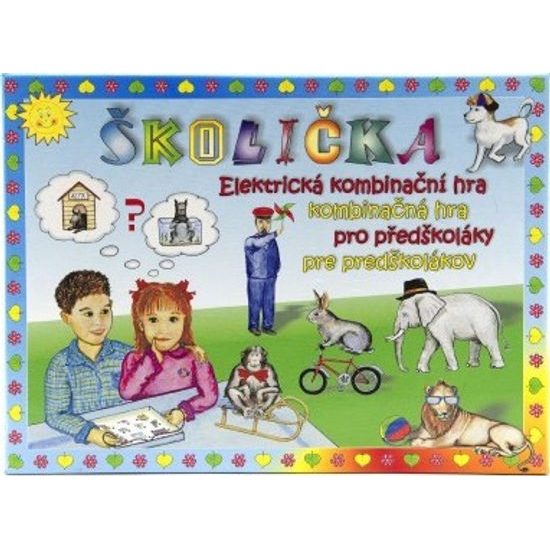 Školička - společenská hra - na baterie