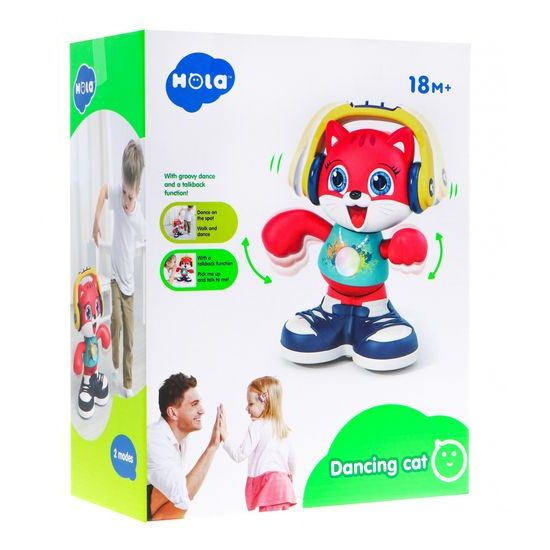 Huile Toys tančící kočička s mikrofonem pro nejmenší Dancing Cat
