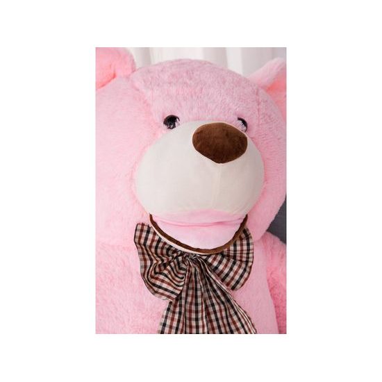 Plyšový medvěd Maty 190 cm XXL růžový