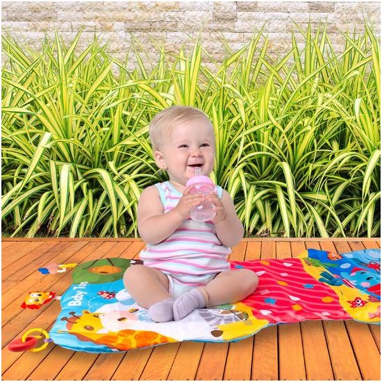 Hrací deka 4v1 s tunelem a hrazdičkou Activity Gym