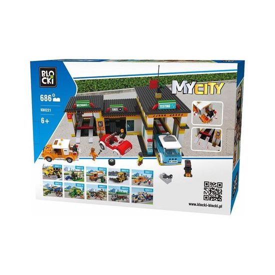 Blocki autoservis 686 dílků