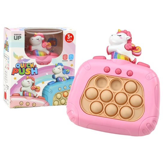 Senzoricka hra Pop It na baterie růžová