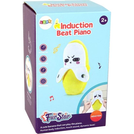 Plyšový interaktivní banán 22 cm