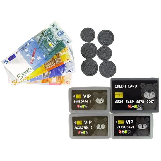 Majlo Toys dětská elektronická pokladna se zvuky a světly Happy Cashier