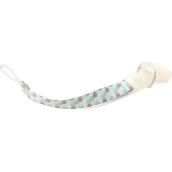 BabyOno Pásek na dudlík s klipsou - mix barev