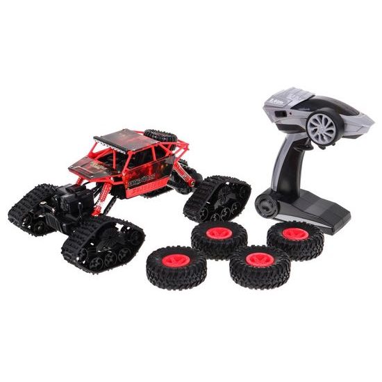 Auto na dálkové ovládání 4x4 s výměnnými koly Fire Wolf 1:18