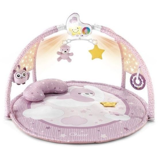 Chicco hrací deka s projekcí a melodiemi růžová