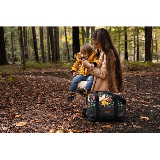 Sensillo Taška na kočárek Zvířátka šedá