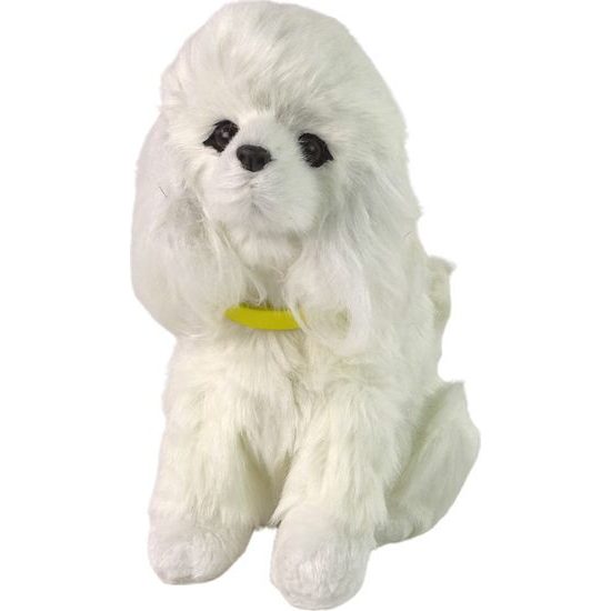 Interaktivní plyšový pejsek - bílý pudl