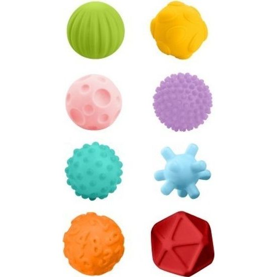 Akuku Sada senzorických hraček 8ks Akuku balónky
