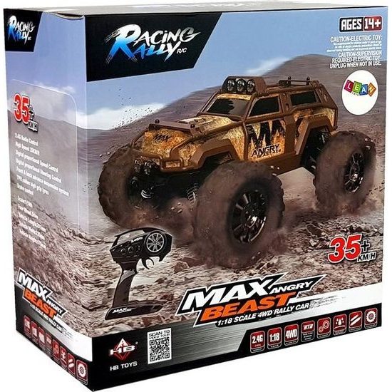 Off-road terénní auto na dálkové ovládání hnědé