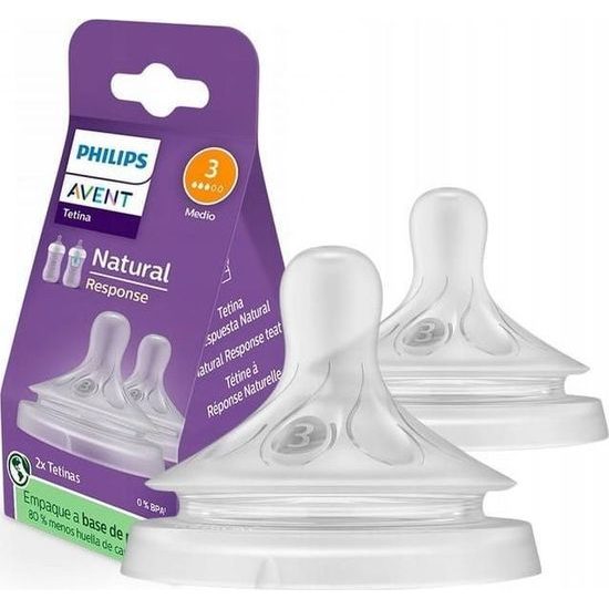 Philips Avent náhradní savičky 3.0 Natural 3-rychlosti průtoku