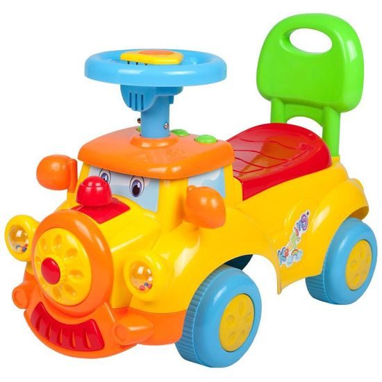 Baby Mix dětské odrážedlo Vláček se zvukem žluté