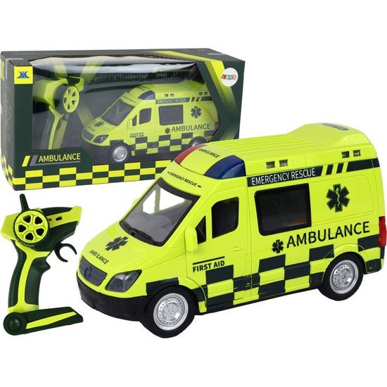 Auto Ambulance se světly na dálkové ovládání