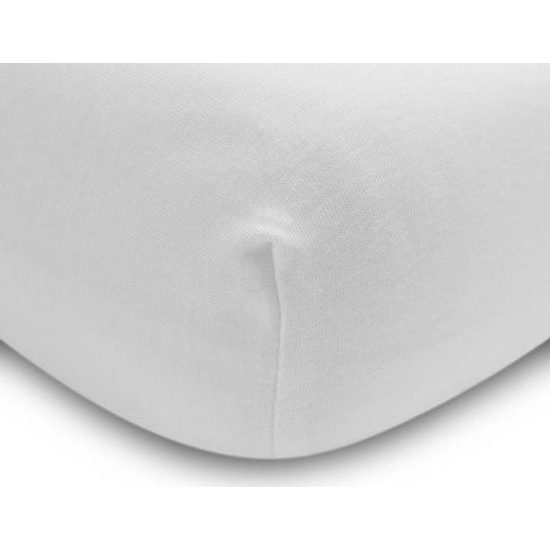 Nepromokavé prostěradlo 140x70 Jersey bílá