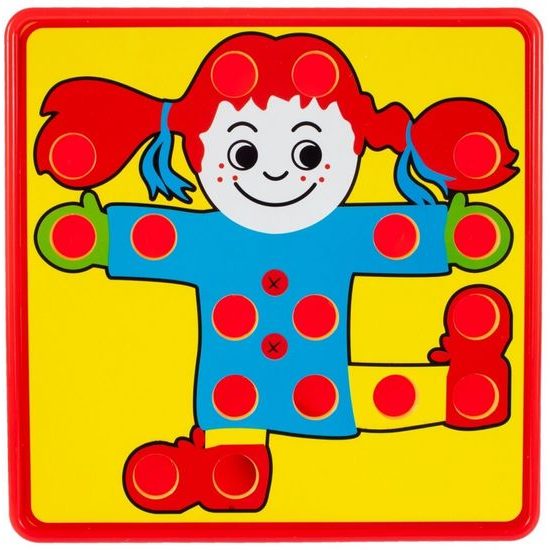 Dětská knoflíková vkládačka Genius Art