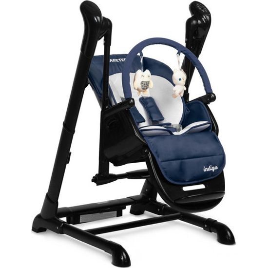 Kojenecké houpací křeslo Indigo black navy