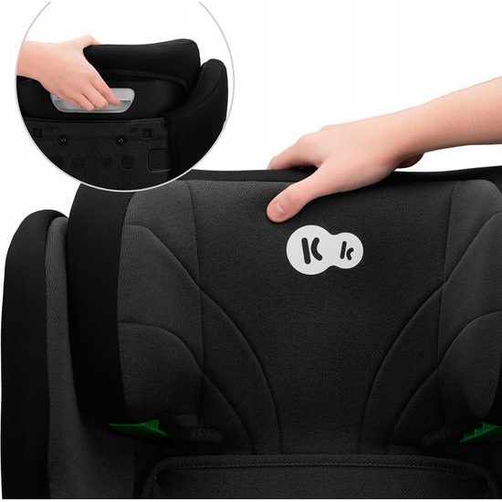 Autosedačka Kinderkraft Junior FIX 2019 Isofix black