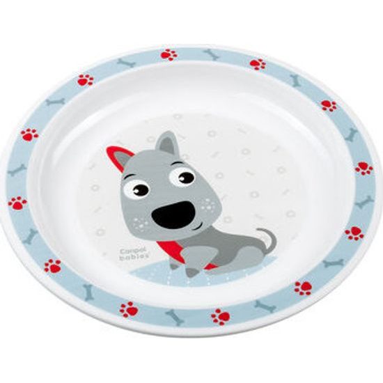 CANPOL babies Plastový talíř CUTE ANIMALS pejsek