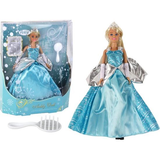 Panenka princezna Anlily v modrých šatech