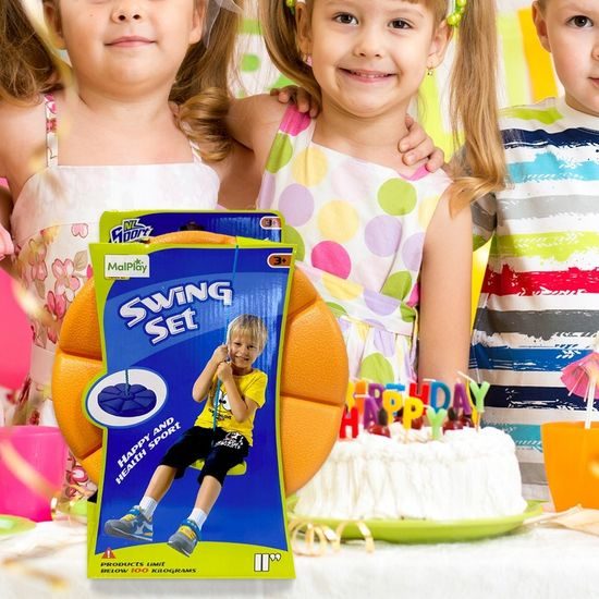 Dětská kulatá houpačka King Sport - oranžová