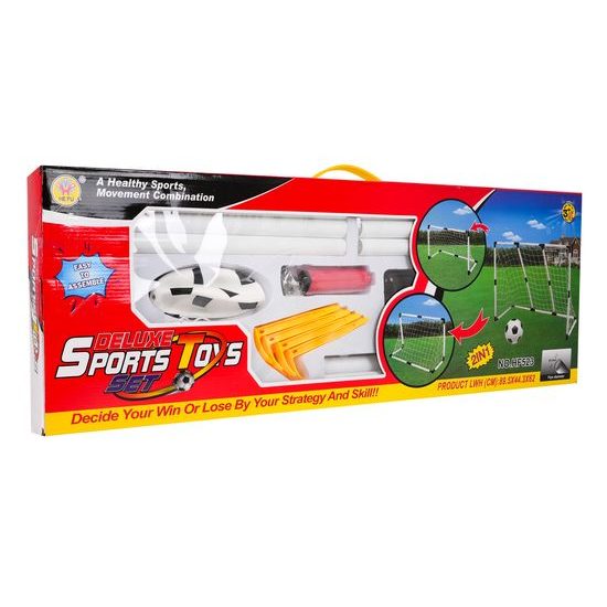 Fotbalová branka 2v1 s míčem 139x91 cm