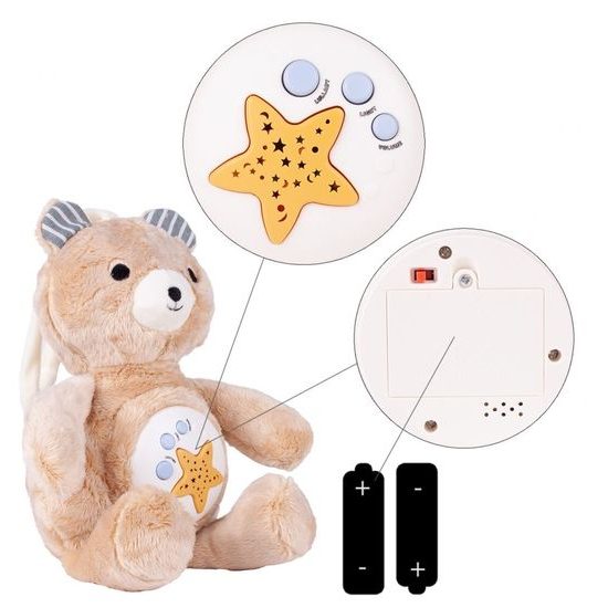 Plyšový medvídek s projektorem a melodiemi Cuddle Bear