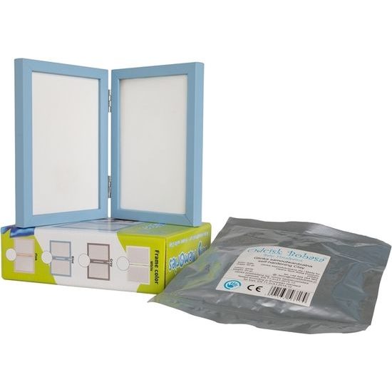 Memories rámeček s hlínou šedý