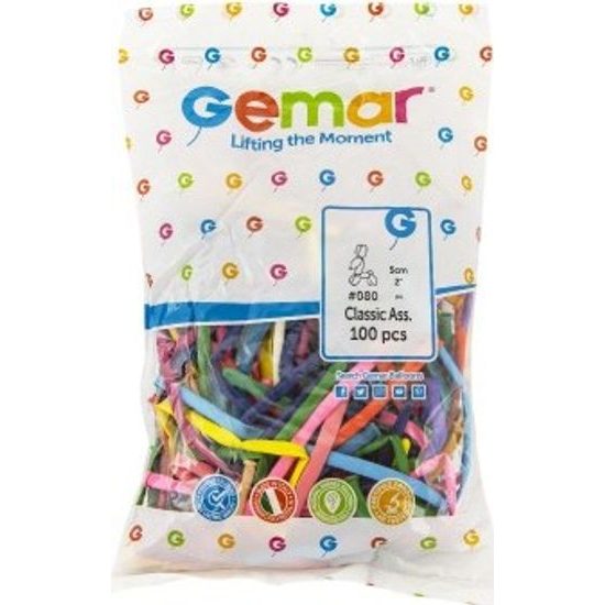 Balonky nafukovací had modelovací 100ks