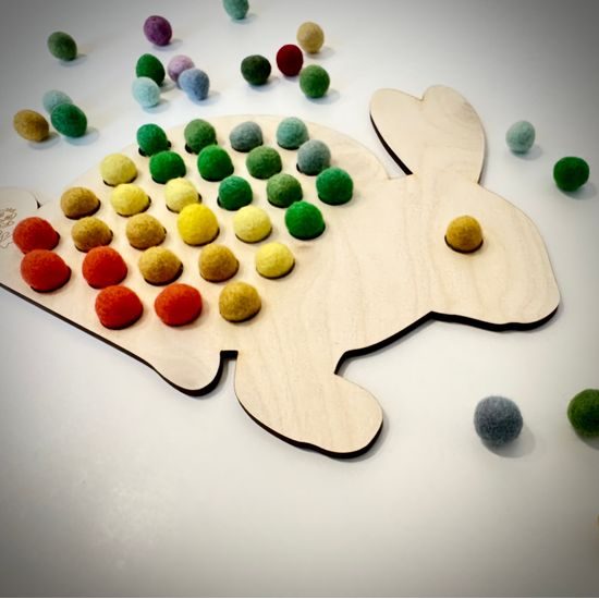 Vkládací motorické zvířátko - zajíc