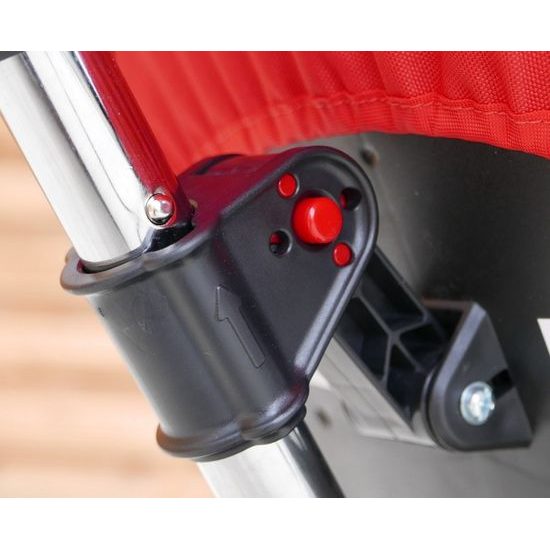 Majlo Toys dětská tříkolka Discovery 380 nafukovacími koly zelená