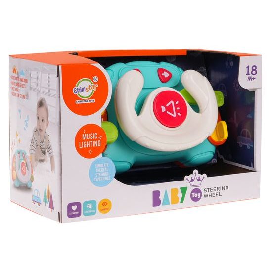 Interaktívny volant so svetlami a zvukmi Baby Wheel II