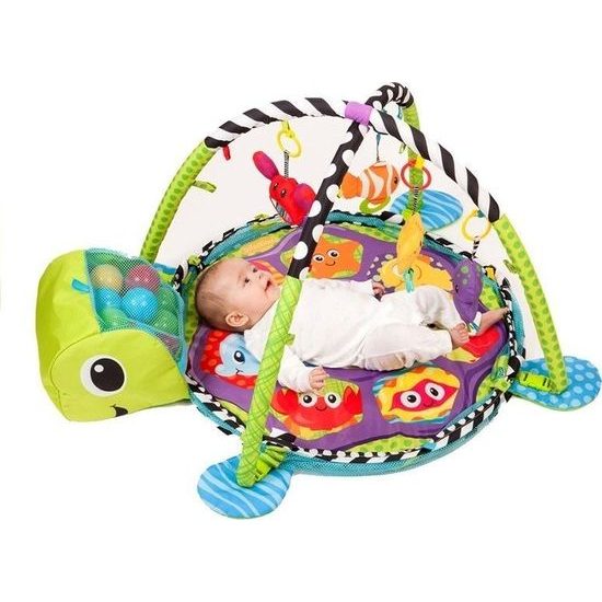 Vzdělávací podložka pro miminko 3v1 želva