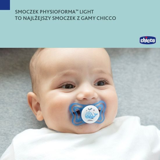 Silikonový dudlík Physio Light 2m, 2ks růžový