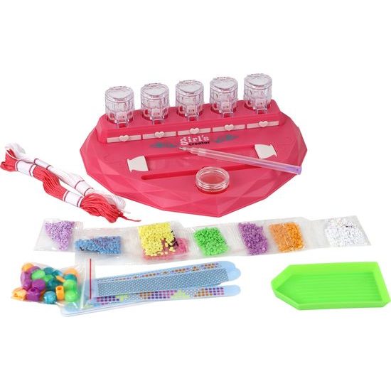 Sada na výrobu diamantových náramků pro děti