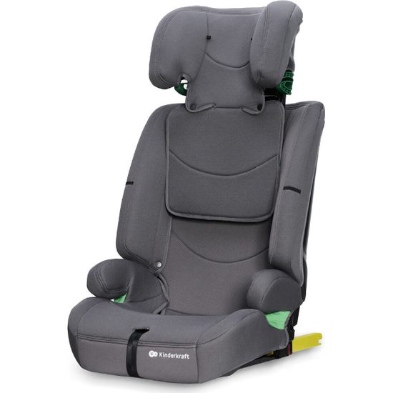 Autosedačka Kinderkraft SAFETY FIX 2023 i-SIZE 9-36kg šedá