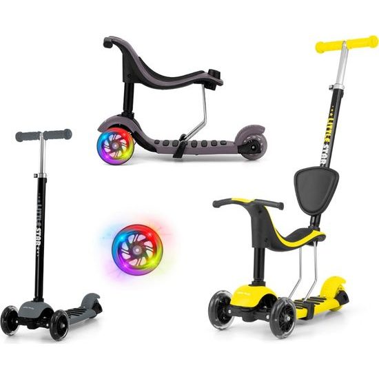 Dětská koloběžka Milly Mally Little Star yellow