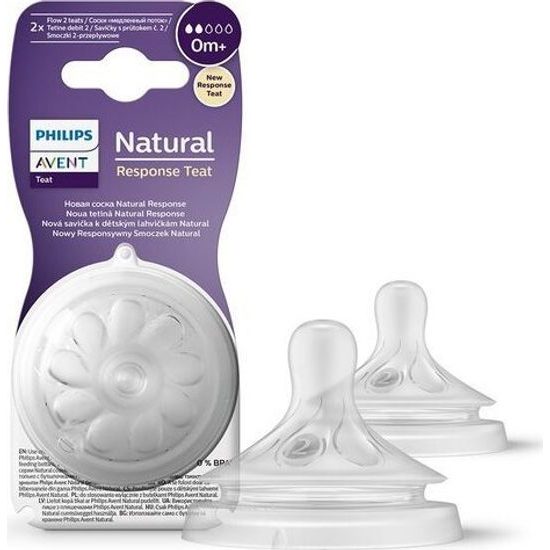Philips Avent náhradní savičky 3.0 Natural 2-rychlosti průtoku