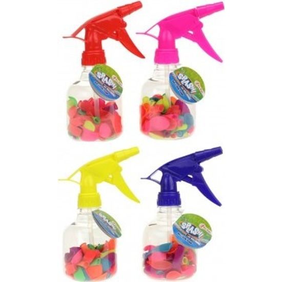 Pumpa na vodní bomby + bomby 50ks - mix 4 barvy